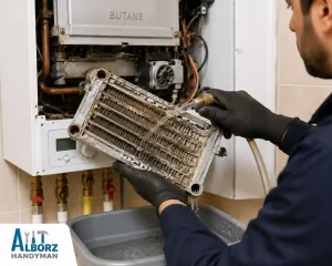 سرویس و رسوب زدایی پکیج بوتان